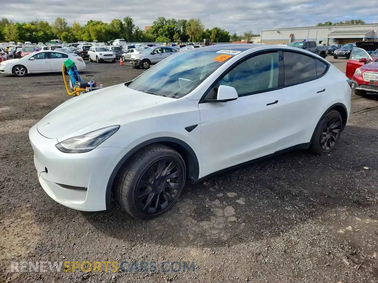 1 Photograph of a damaged car 7SAYGDEE1NA020681 TESLA MODEL Y 2022