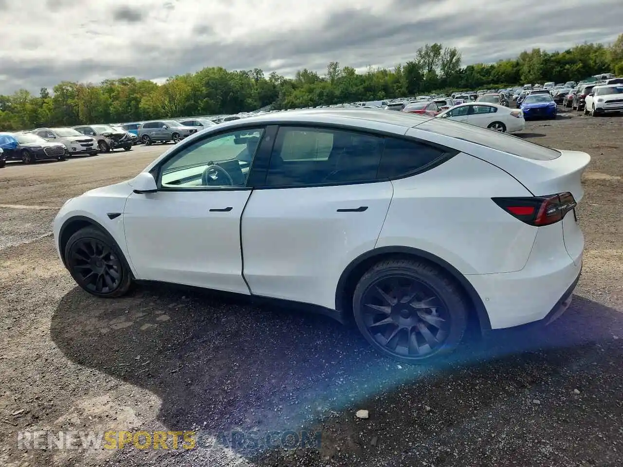 2 Photograph of a damaged car 7SAYGDEE1NA020681 TESLA MODEL Y 2022