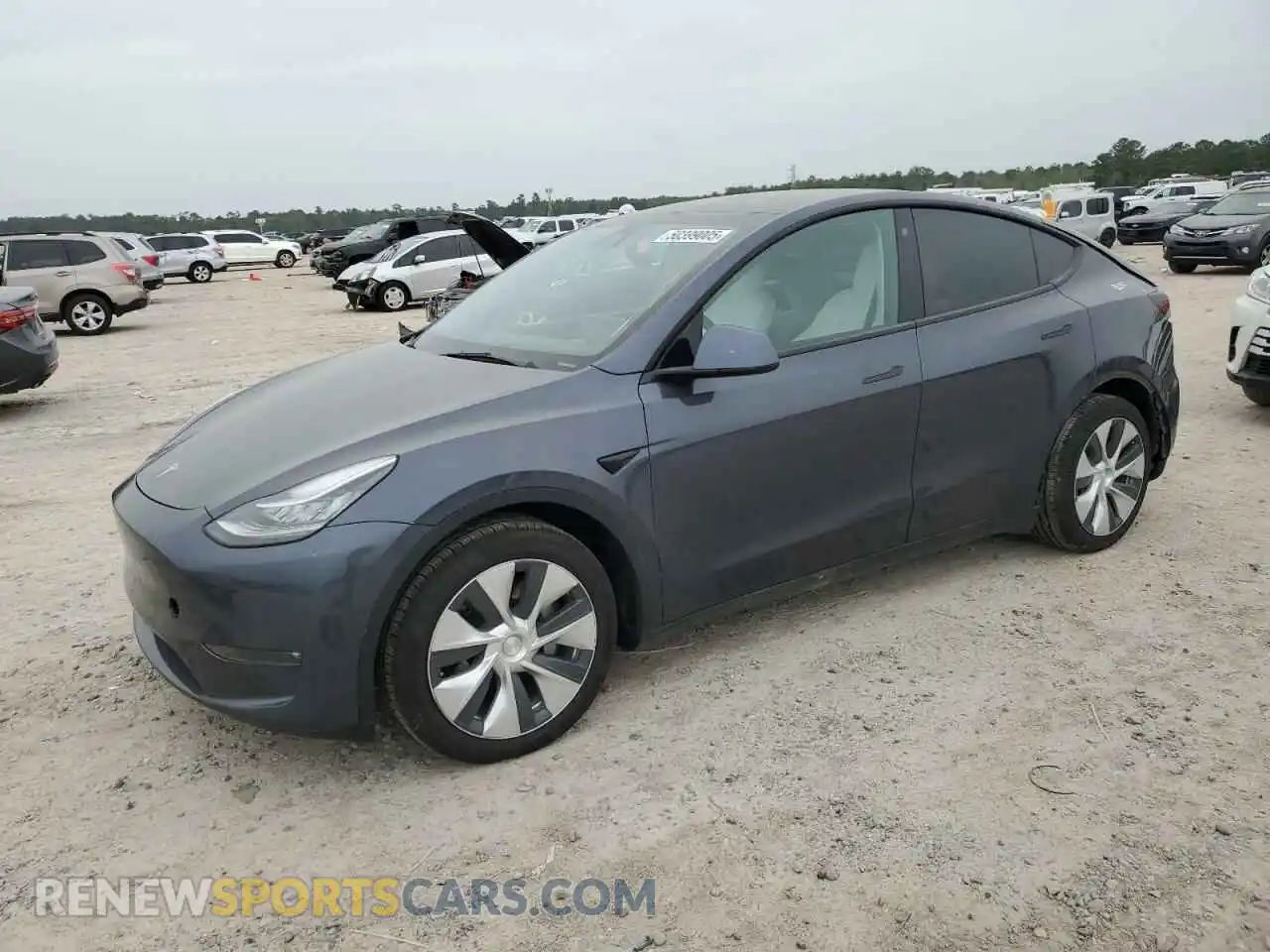 1 Photograph of a damaged car 7SAYGDEE1NF315198 TESLA MODEL Y 2022