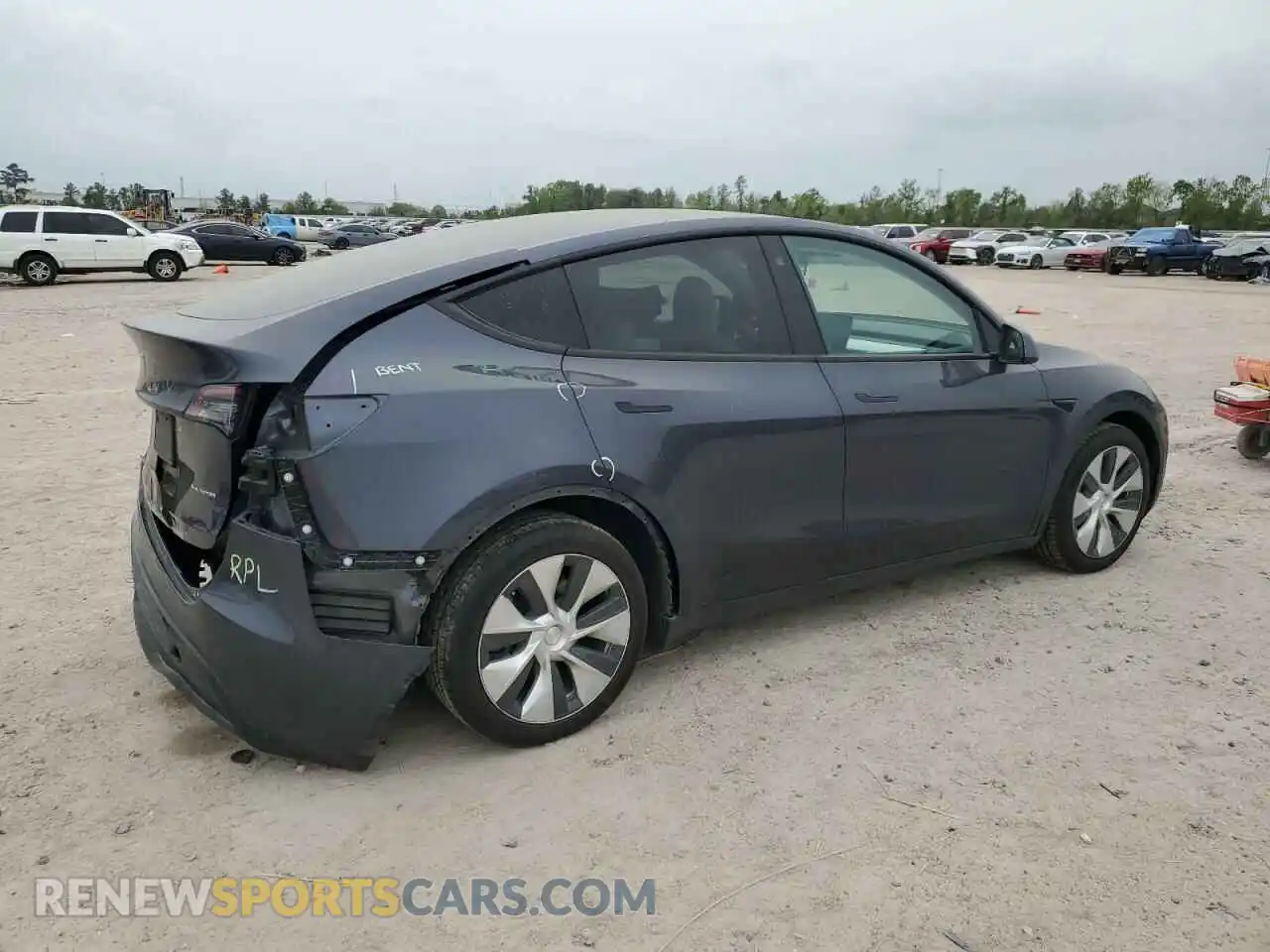 3 Photograph of a damaged car 7SAYGDEE1NF315198 TESLA MODEL Y 2022