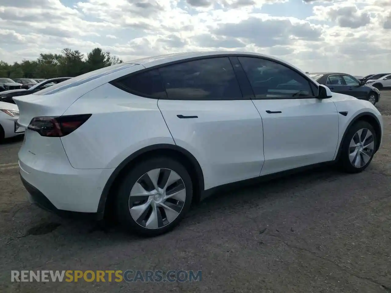 3 Photograph of a damaged car 7SAYGDEE1NF319221 TESLA MODEL Y 2022