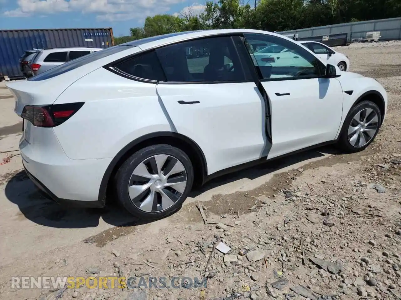 3 Photograph of a damaged car 7SAYGDEE1NF320448 TESLA MODEL Y 2022