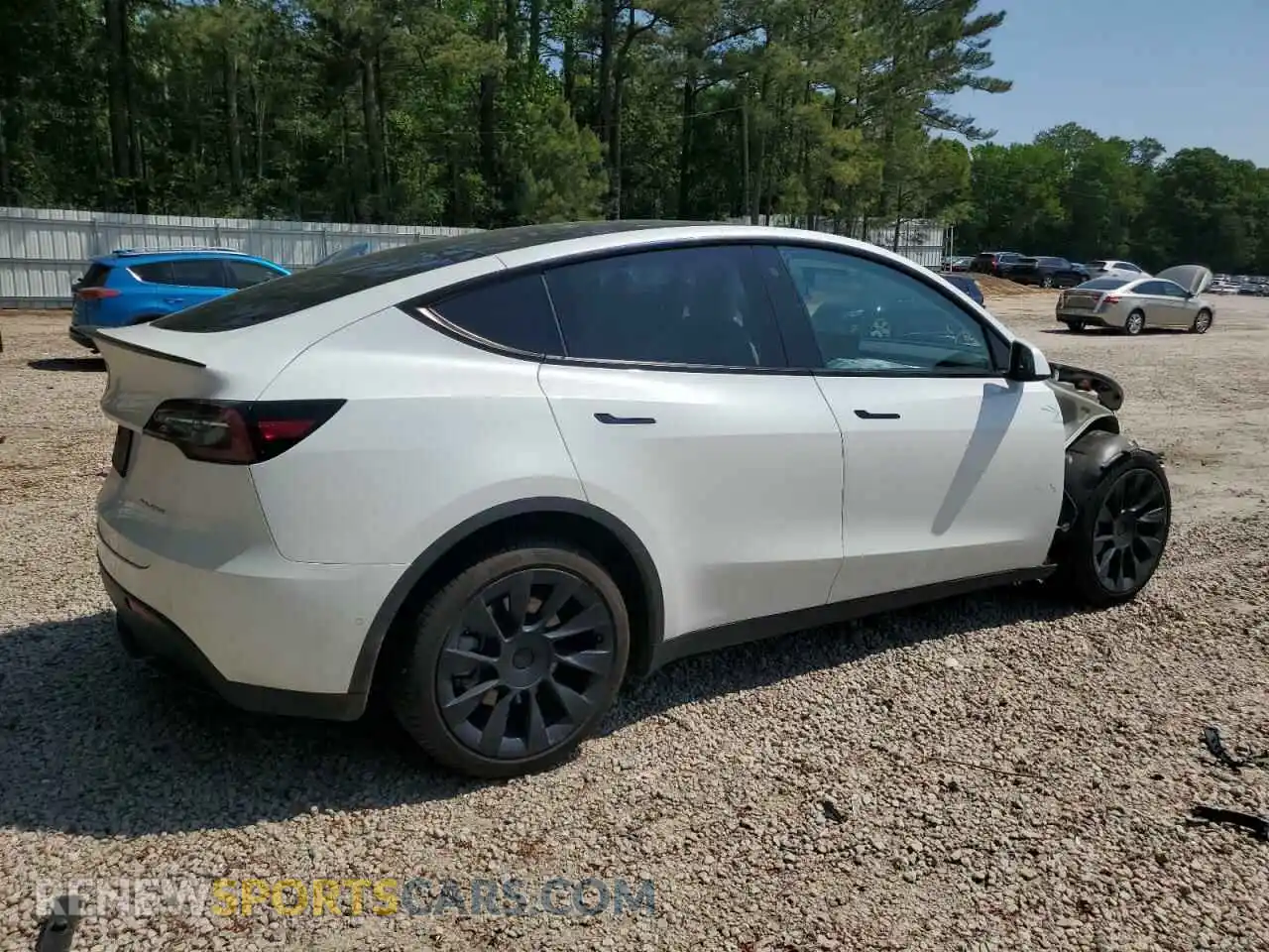 3 Photograph of a damaged car 7SAYGDEE1NF354633 TESLA MODEL Y 2022