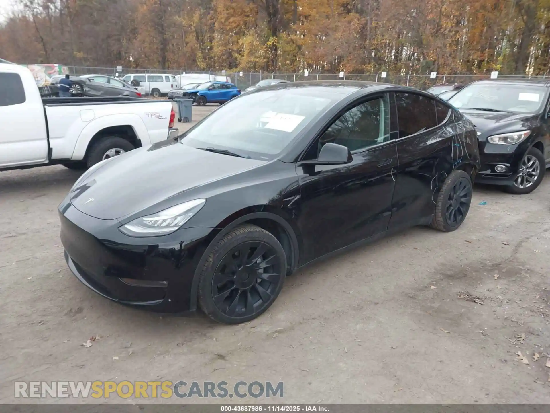 2 Фотография поврежденного автомобиля 7SAYGDEE1NF356432 TESLA MODEL Y 2022