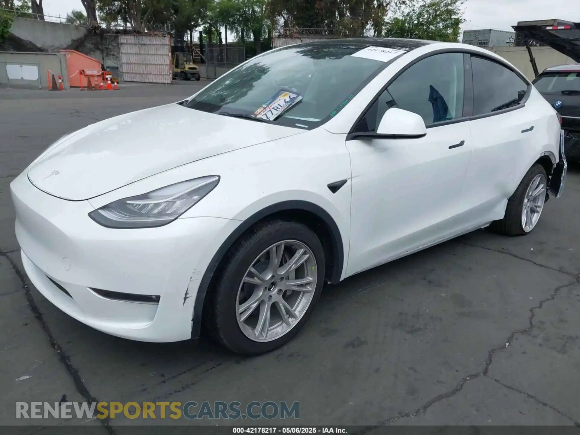 2 Фотография поврежденного автомобиля 7SAYGDEE1NF368676 TESLA MODEL Y 2022
