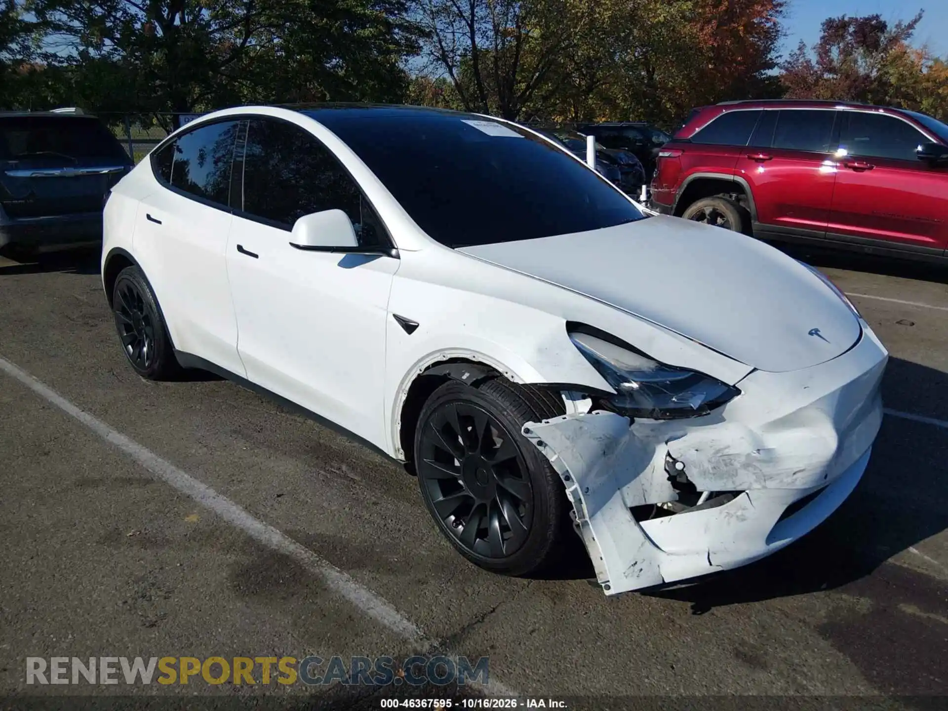 1 Фотография поврежденного автомобиля 7SAYGDEE1NF386529 TESLA MODEL Y 2022