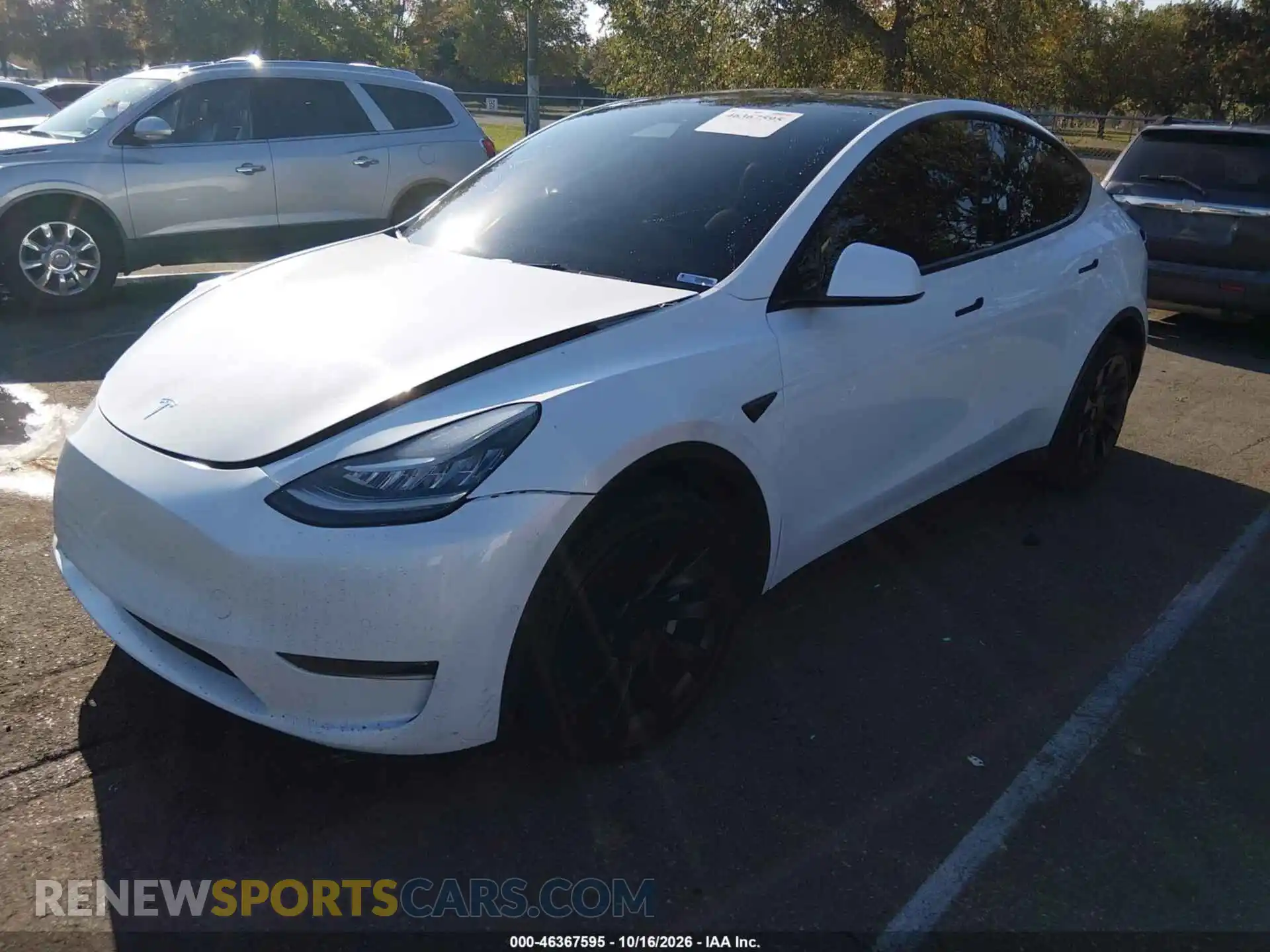 2 Фотография поврежденного автомобиля 7SAYGDEE1NF386529 TESLA MODEL Y 2022
