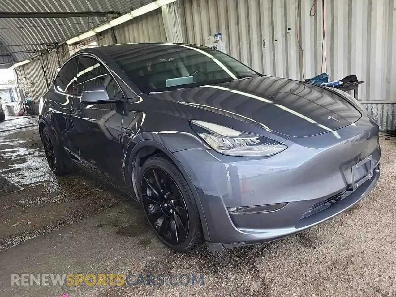 1 Photograph of a damaged car 7SAYGDEE1NF387017 TESLA MODEL Y 2022