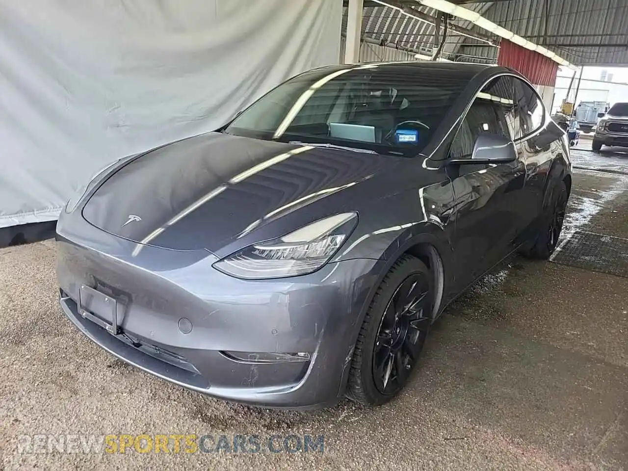 2 Photograph of a damaged car 7SAYGDEE1NF387017 TESLA MODEL Y 2022