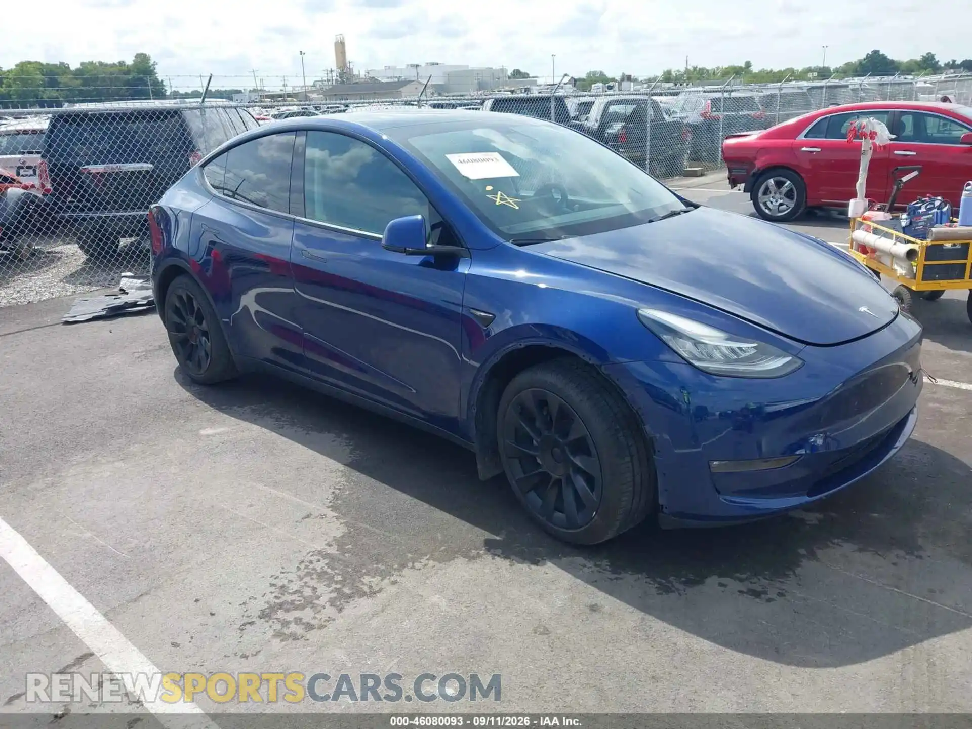 1 Photograph of a damaged car 7SAYGDEE1NF412322 TESLA MODEL Y 2022