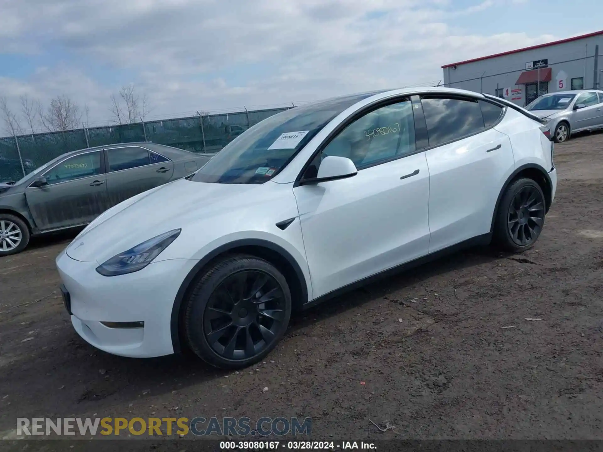 2 Photograph of a damaged car 7SAYGDEE1NF419206 TESLA MODEL Y 2022