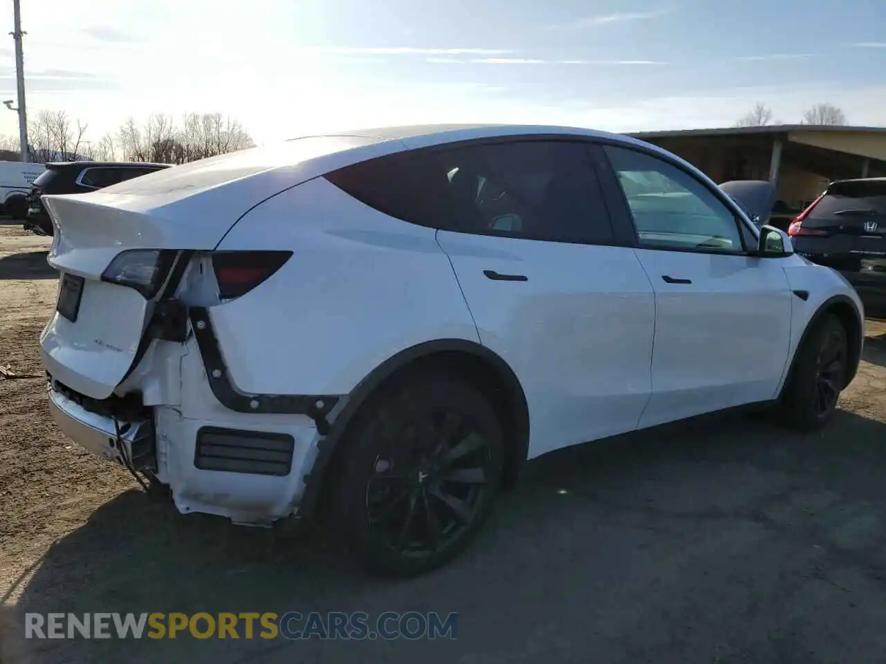 3 Photograph of a damaged car 7SAYGDEE1NF435518 TESLA MODEL Y 2022
