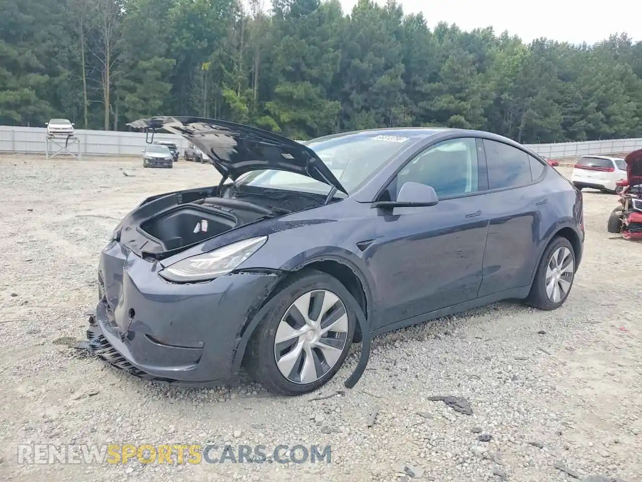 1 Photograph of a damaged car 7SAYGDEE1NF435535 TESLA MODEL Y 2022