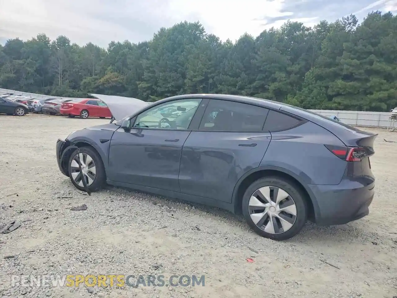 2 Photograph of a damaged car 7SAYGDEE1NF435535 TESLA MODEL Y 2022
