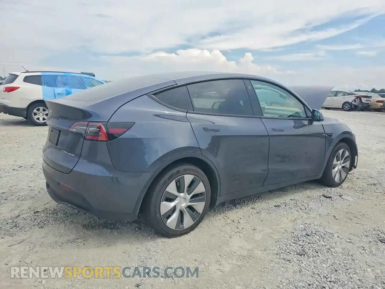 3 Photograph of a damaged car 7SAYGDEE1NF435535 TESLA MODEL Y 2022