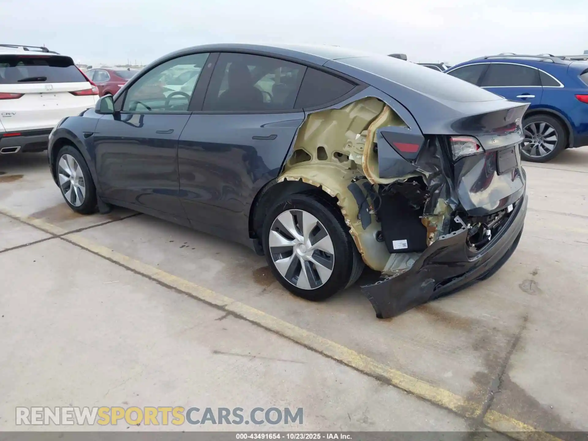 3 Photograph of a damaged car 7SAYGDEE1NF450326 TESLA MODEL Y 2022