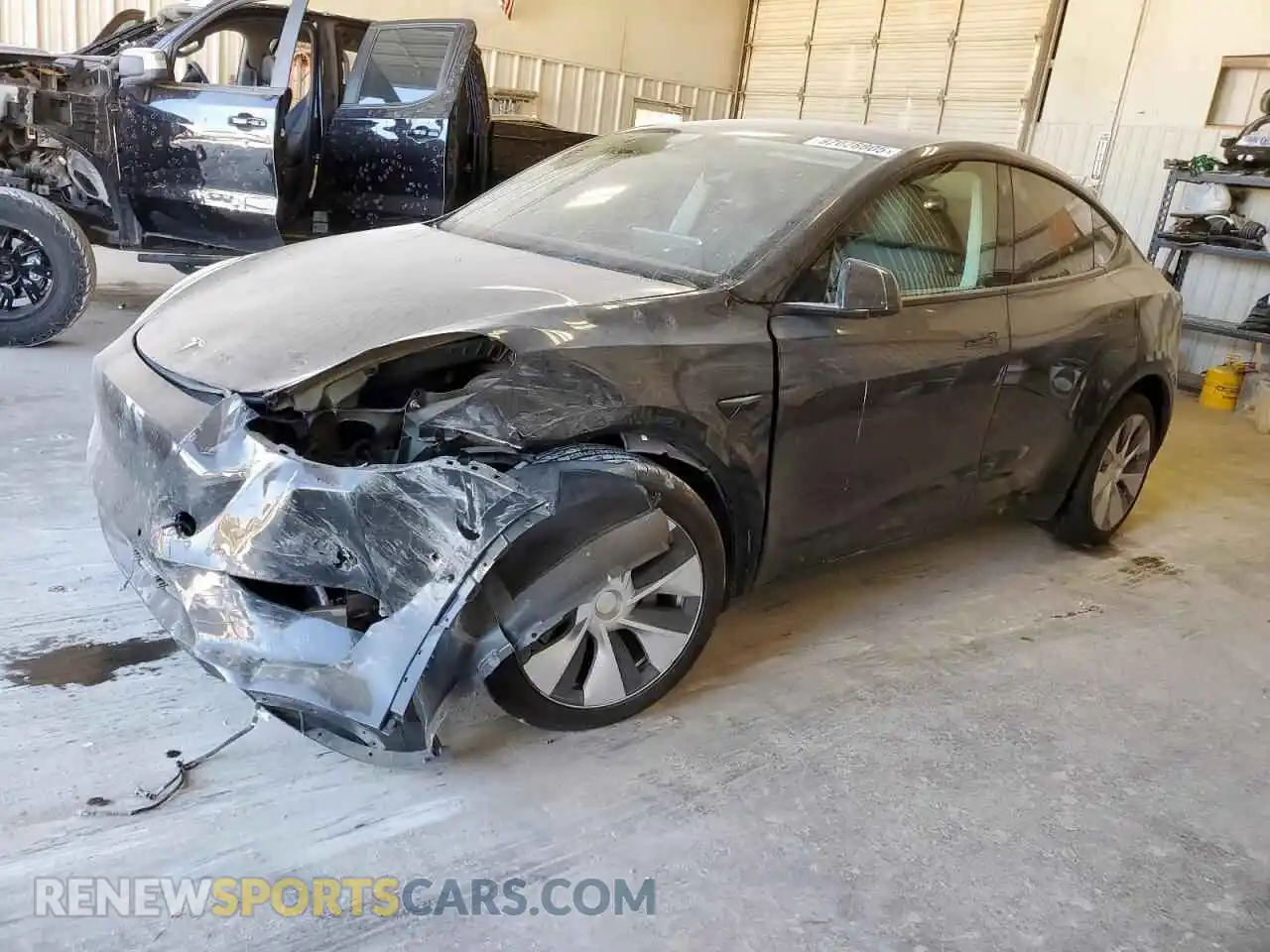 1 Photograph of a damaged car 7SAYGDEE1NF463240 TESLA MODEL Y 2022