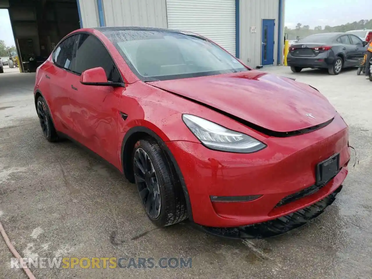 1 Photograph of a damaged car 7SAYGDEE1NF480541 TESLA MODEL Y 2022