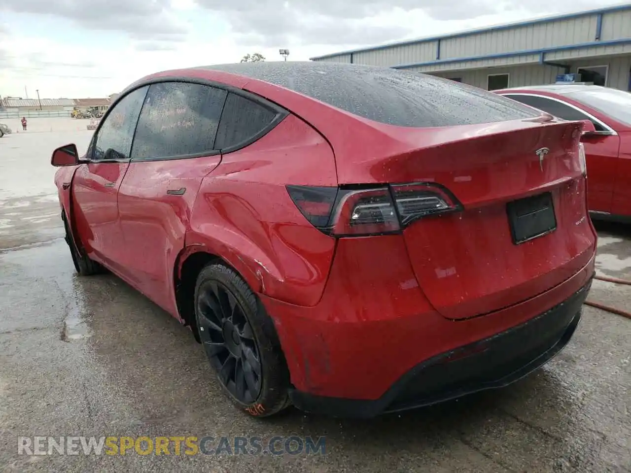3 Photograph of a damaged car 7SAYGDEE1NF480541 TESLA MODEL Y 2022