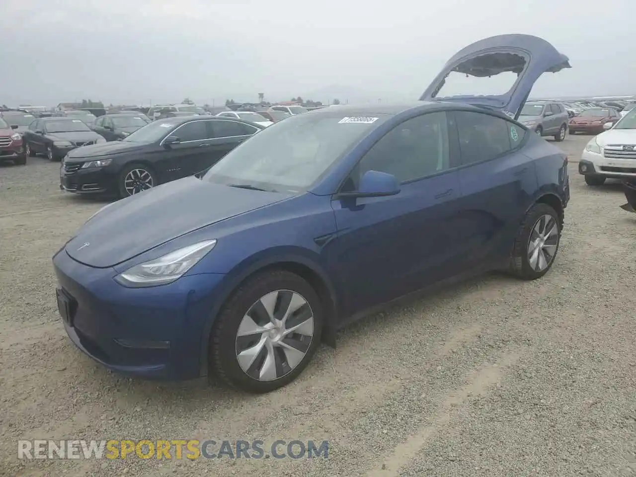 1 Photograph of a damaged car 7SAYGDEE1NF491460 TESLA MODEL Y 2022