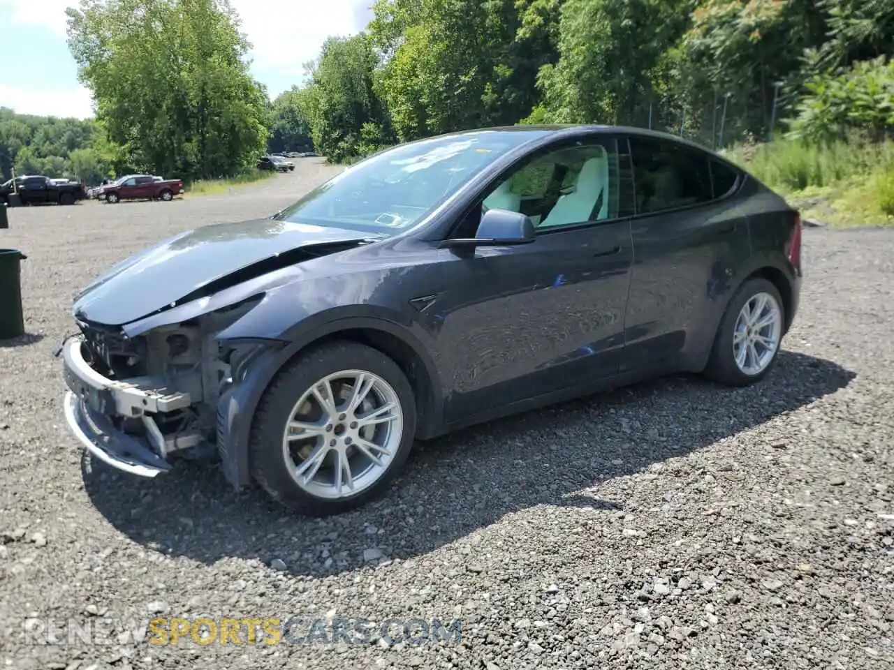 1 Photograph of a damaged car 7SAYGDEE1NF511304 TESLA MODEL Y 2022