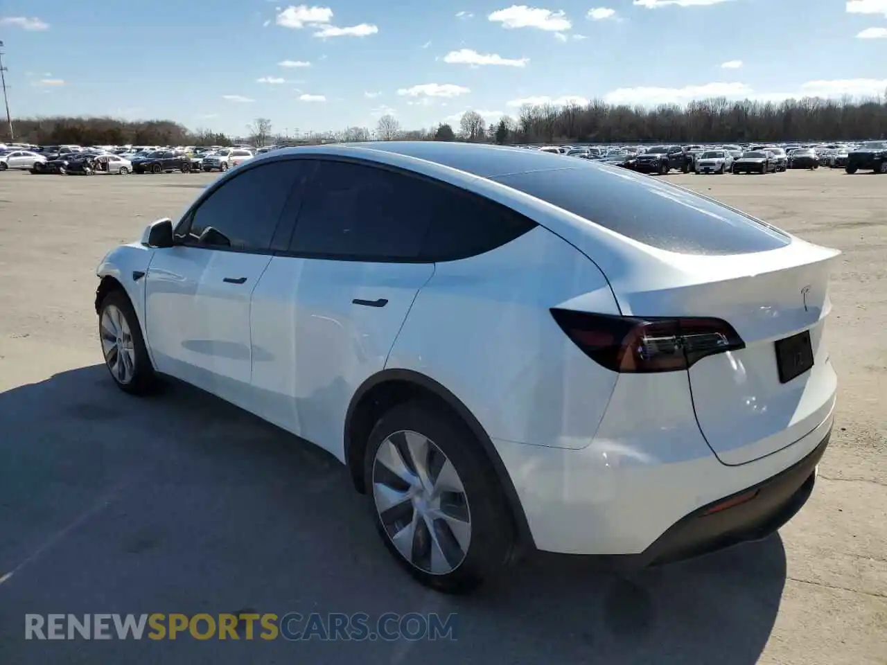 2 Photograph of a damaged car 7SAYGDEE1NF535909 TESLA MODEL Y 2022