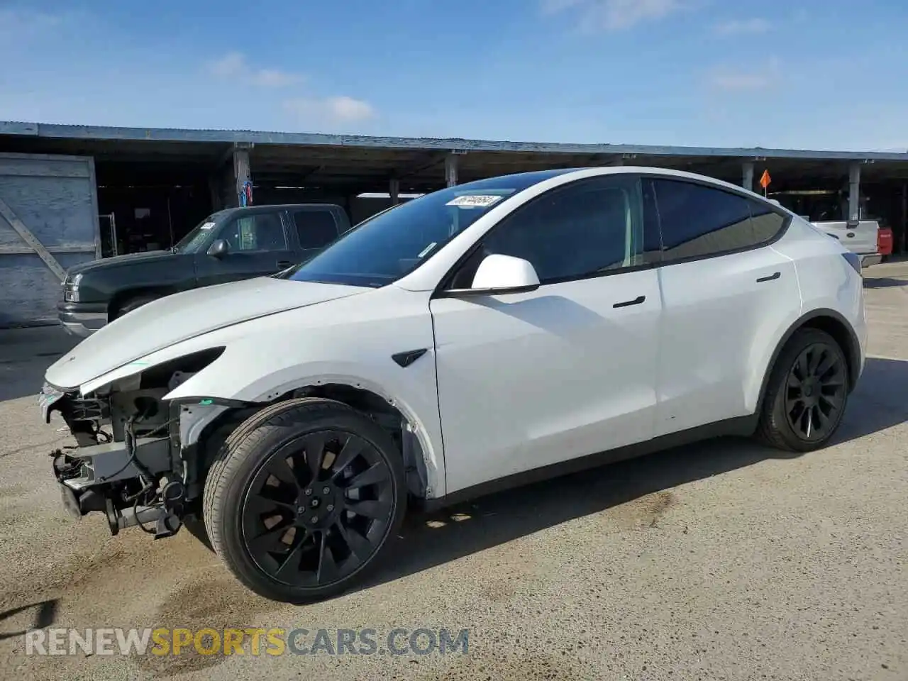 1 Photograph of a damaged car 7SAYGDEE1NF559238 TESLA MODEL Y 2022