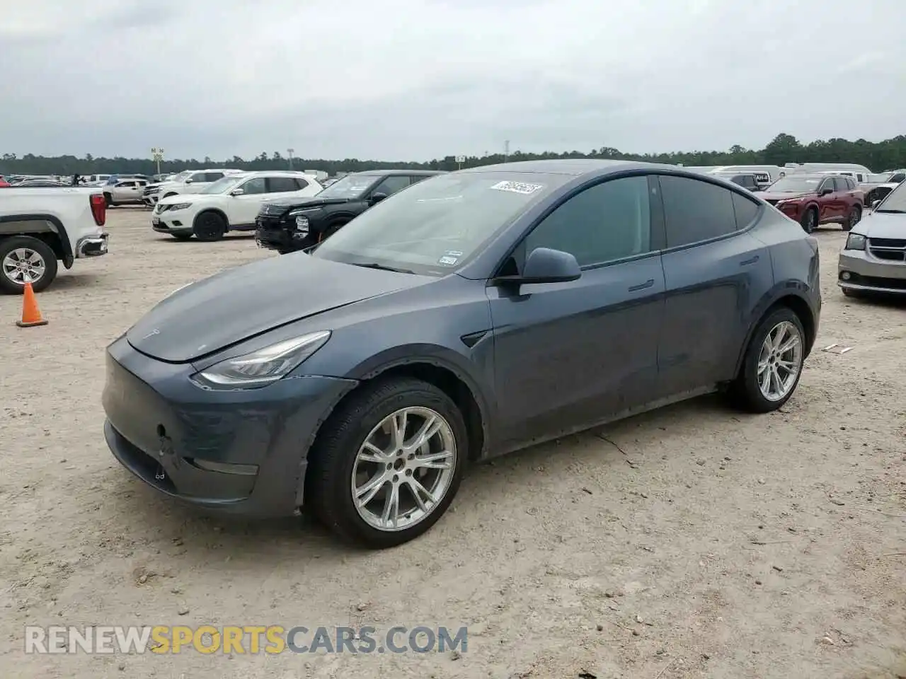 1 Photograph of a damaged car 7SAYGDEE2NA001699 TESLA MODEL Y 2022