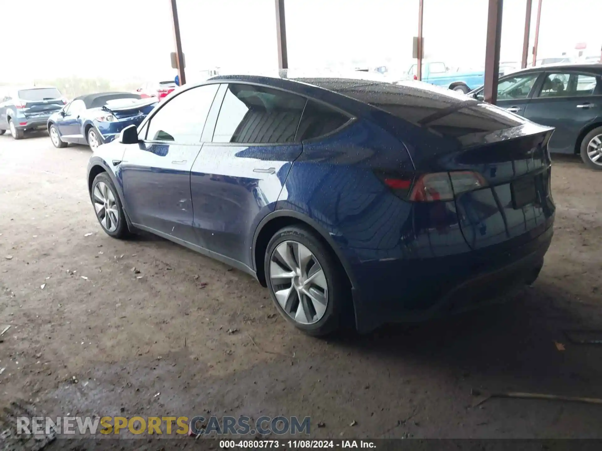 3 Photograph of a damaged car 7SAYGDEE2NA004473 TESLA MODEL Y 2022