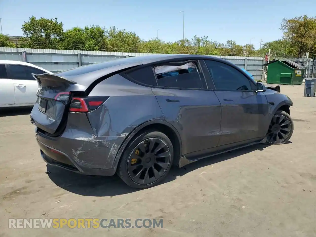 3 Photograph of a damaged car 7SAYGDEE2NA006367 TESLA MODEL Y 2022