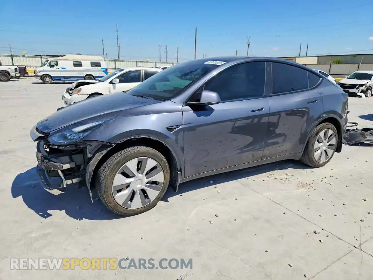 1 Photograph of a damaged car 7SAYGDEE2NA015408 TESLA MODEL Y 2022