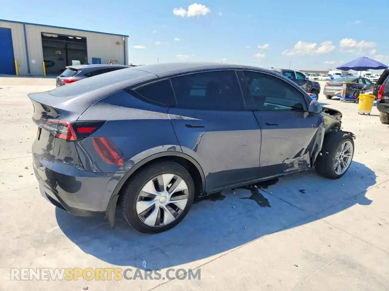 3 Photograph of a damaged car 7SAYGDEE2NA015408 TESLA MODEL Y 2022