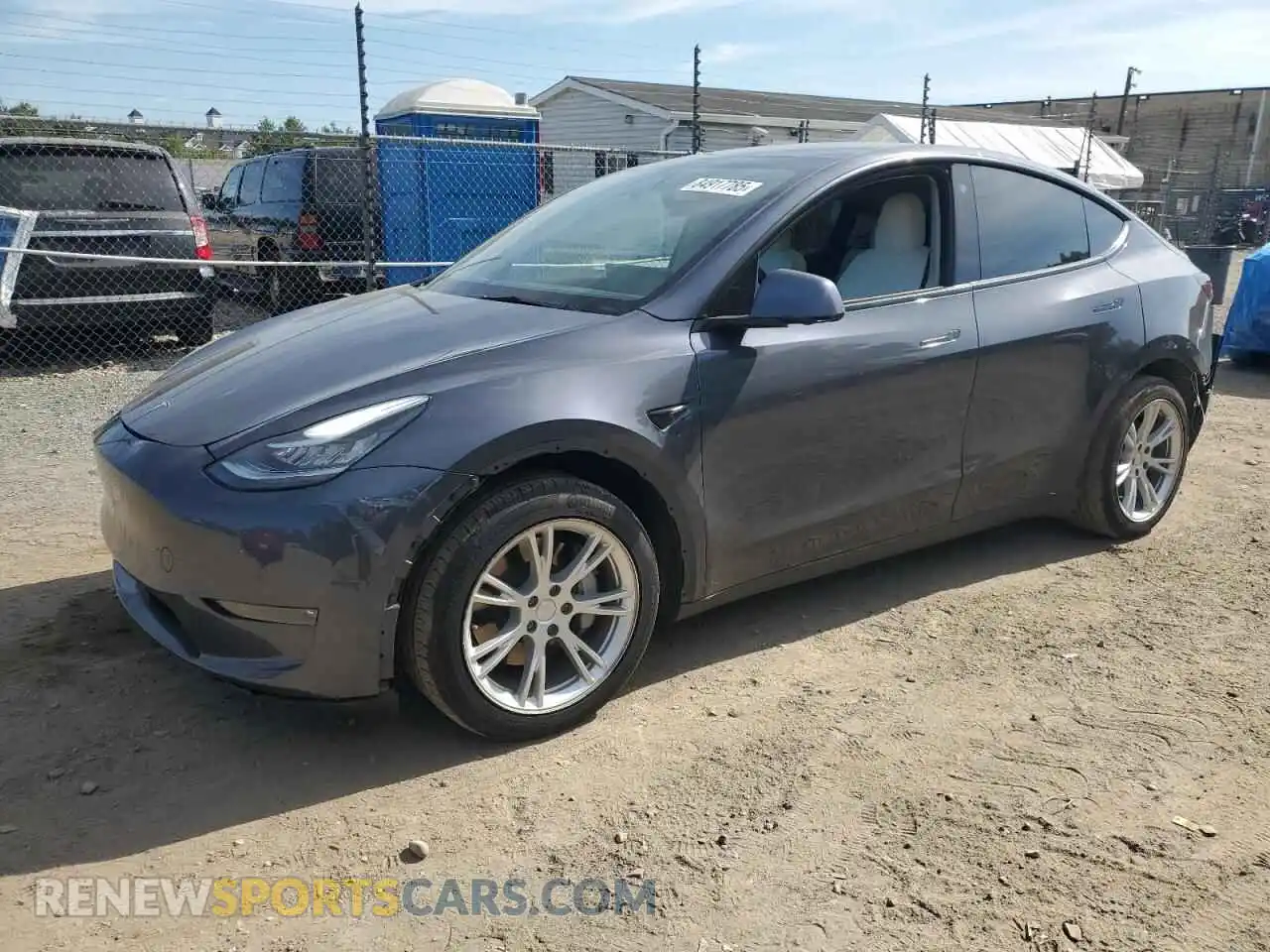 1 Photograph of a damaged car 7SAYGDEE2NF312438 TESLA MODEL Y 2022