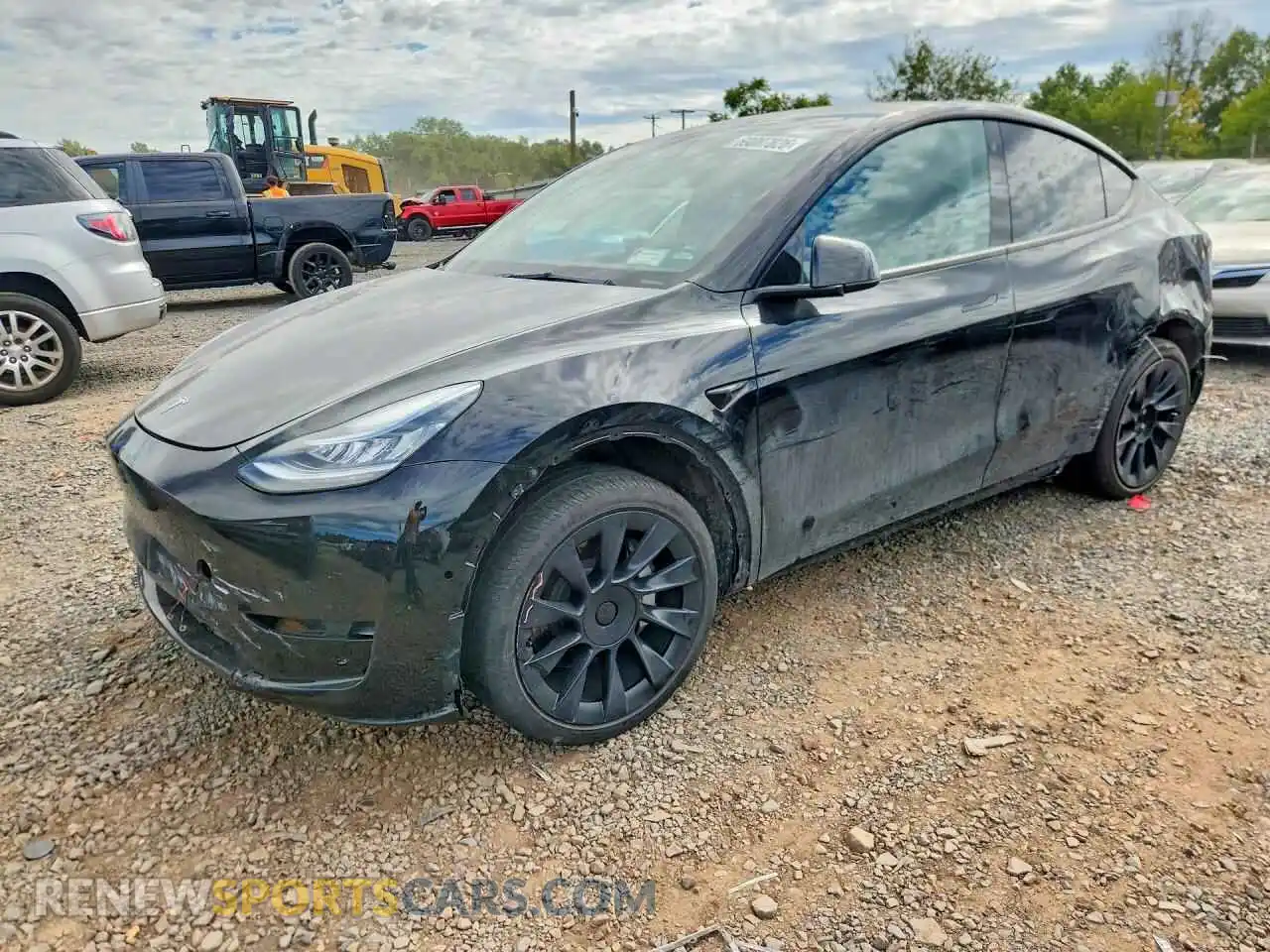 1 fotografías del automóvil dañado 7SAYGDEE2NF314299 TESLA MODEL Y 2022