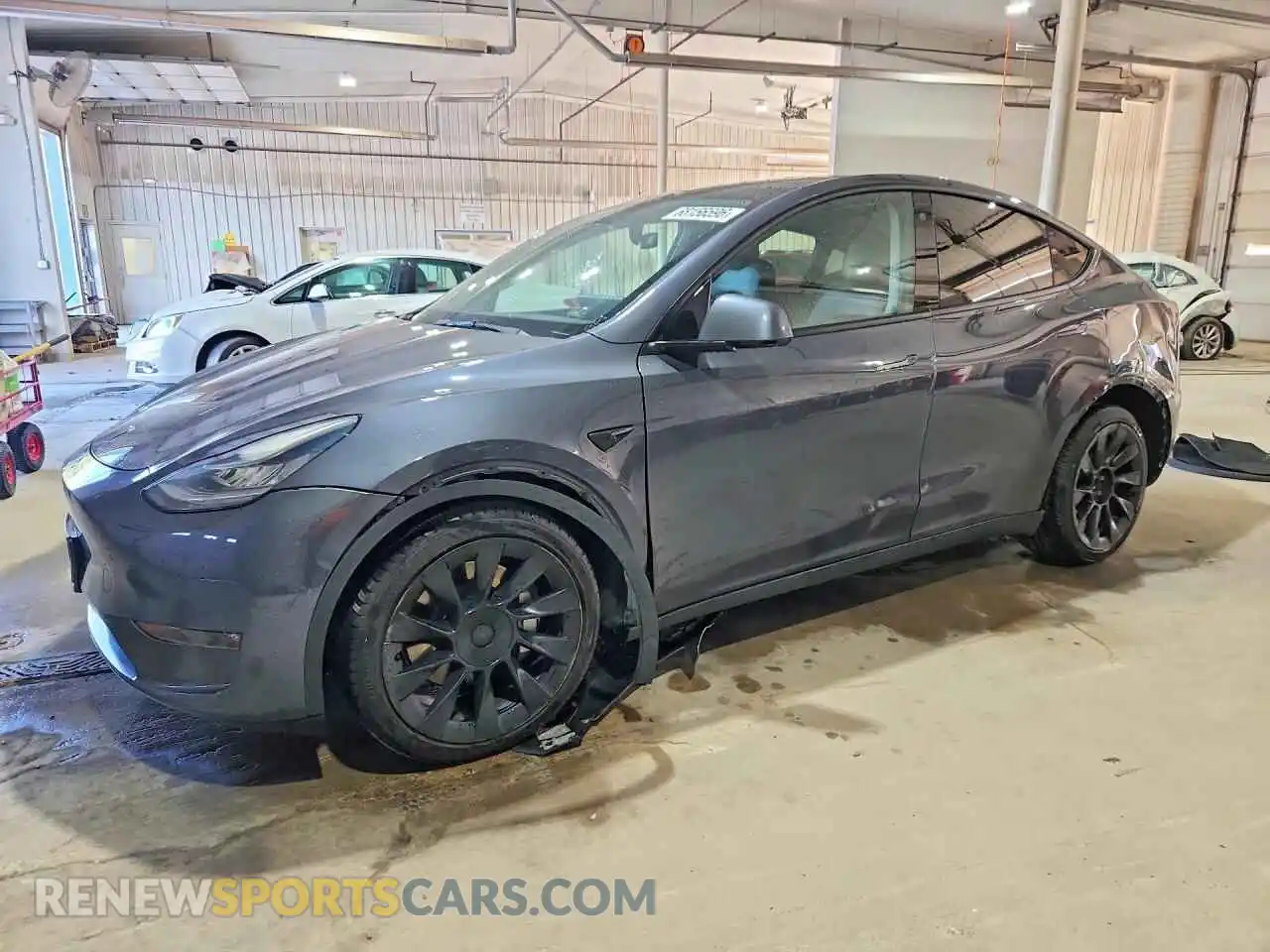 1 Photograph of a damaged car 7SAYGDEE2NF317185 TESLA MODEL Y 2022