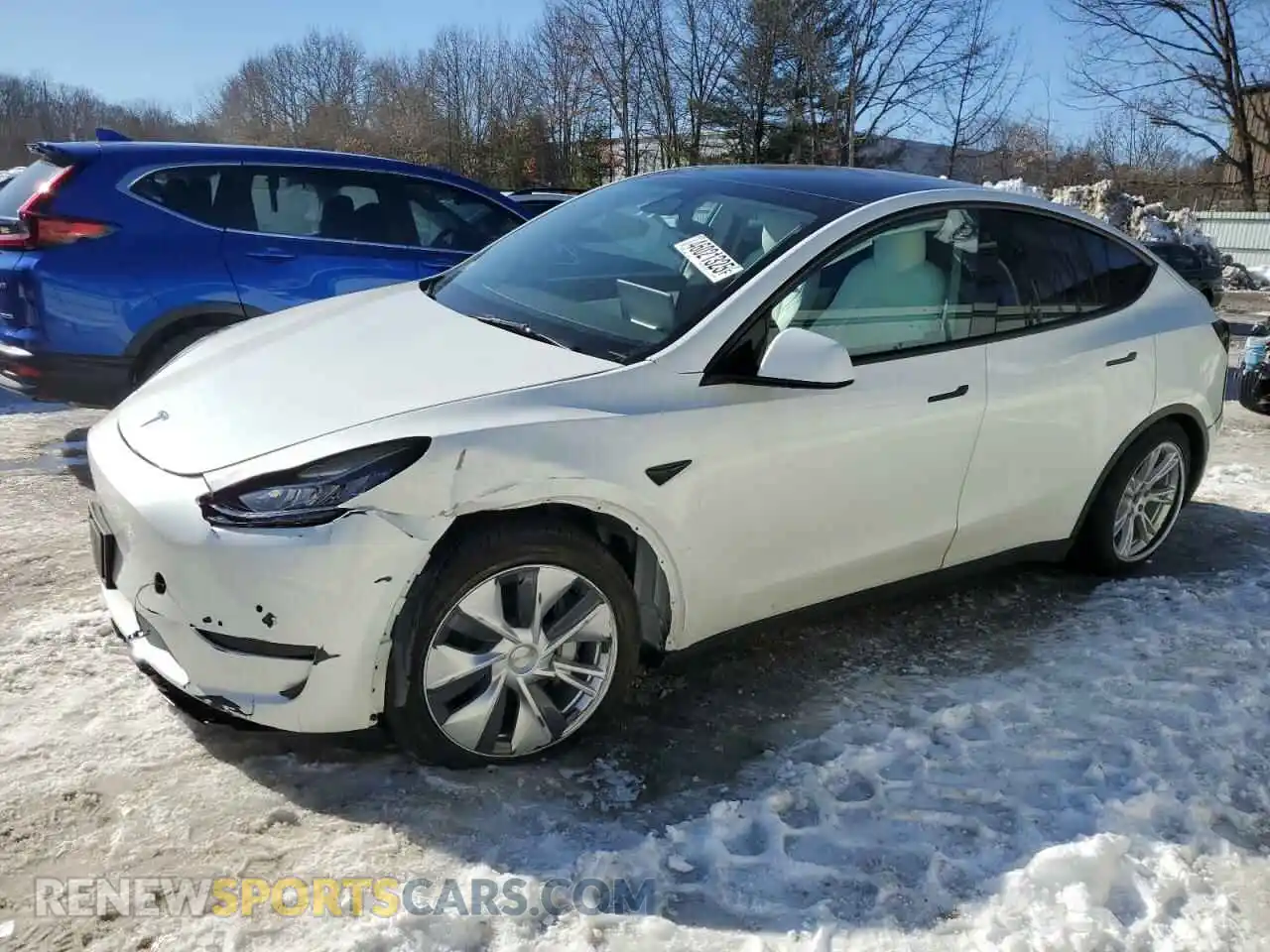 1 Photograph of a damaged car 7SAYGDEE2NF339753 TESLA MODEL Y 2022