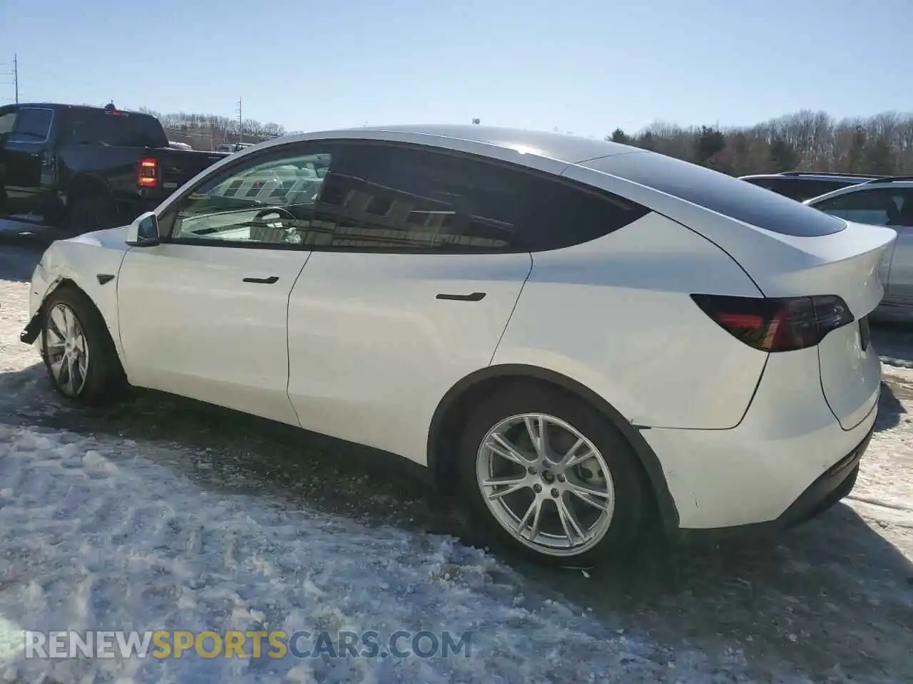 2 Photograph of a damaged car 7SAYGDEE2NF339753 TESLA MODEL Y 2022
