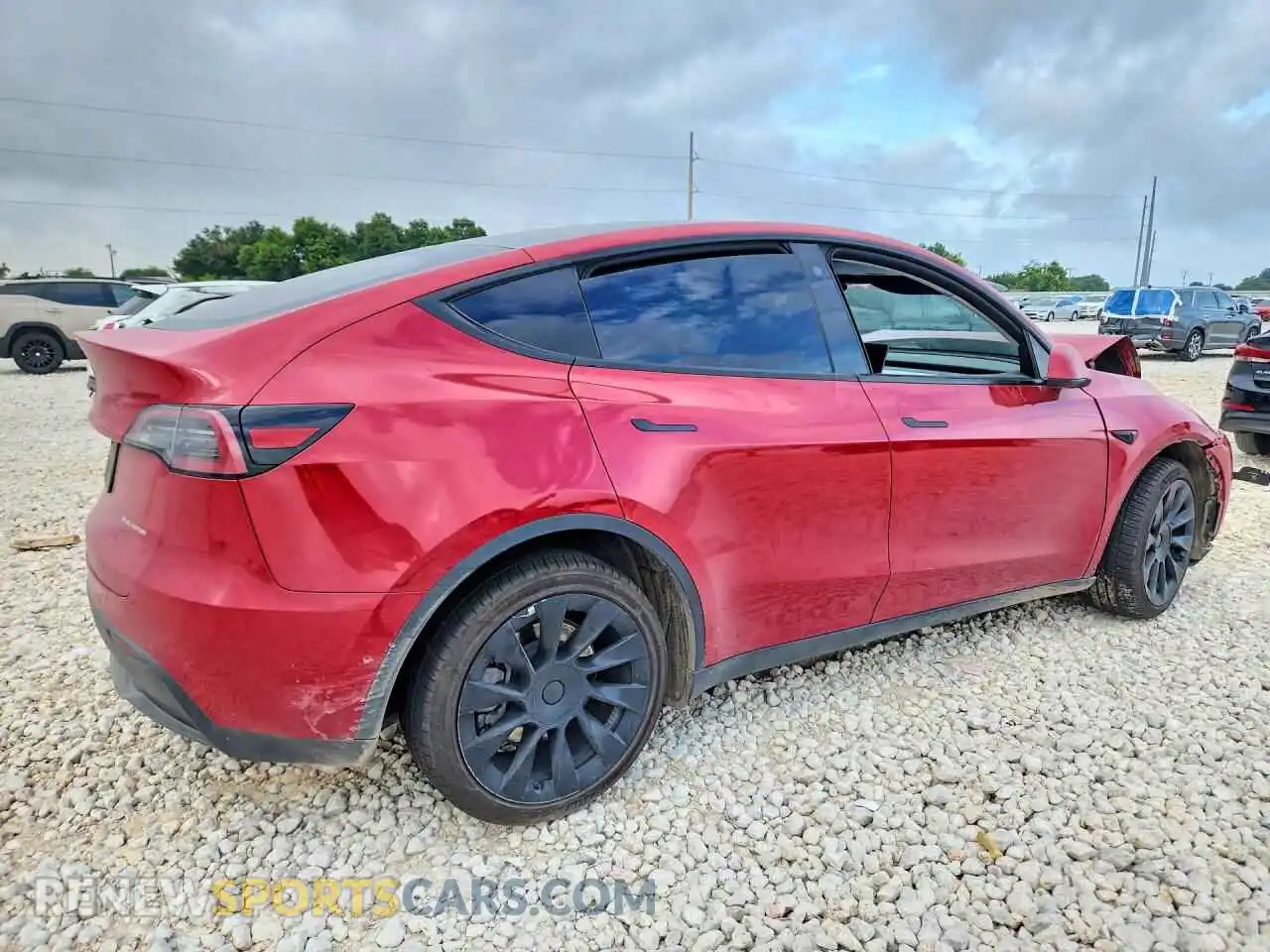 3 Photograph of a damaged car 7SAYGDEE2NF361350 TESLA MODEL Y 2022