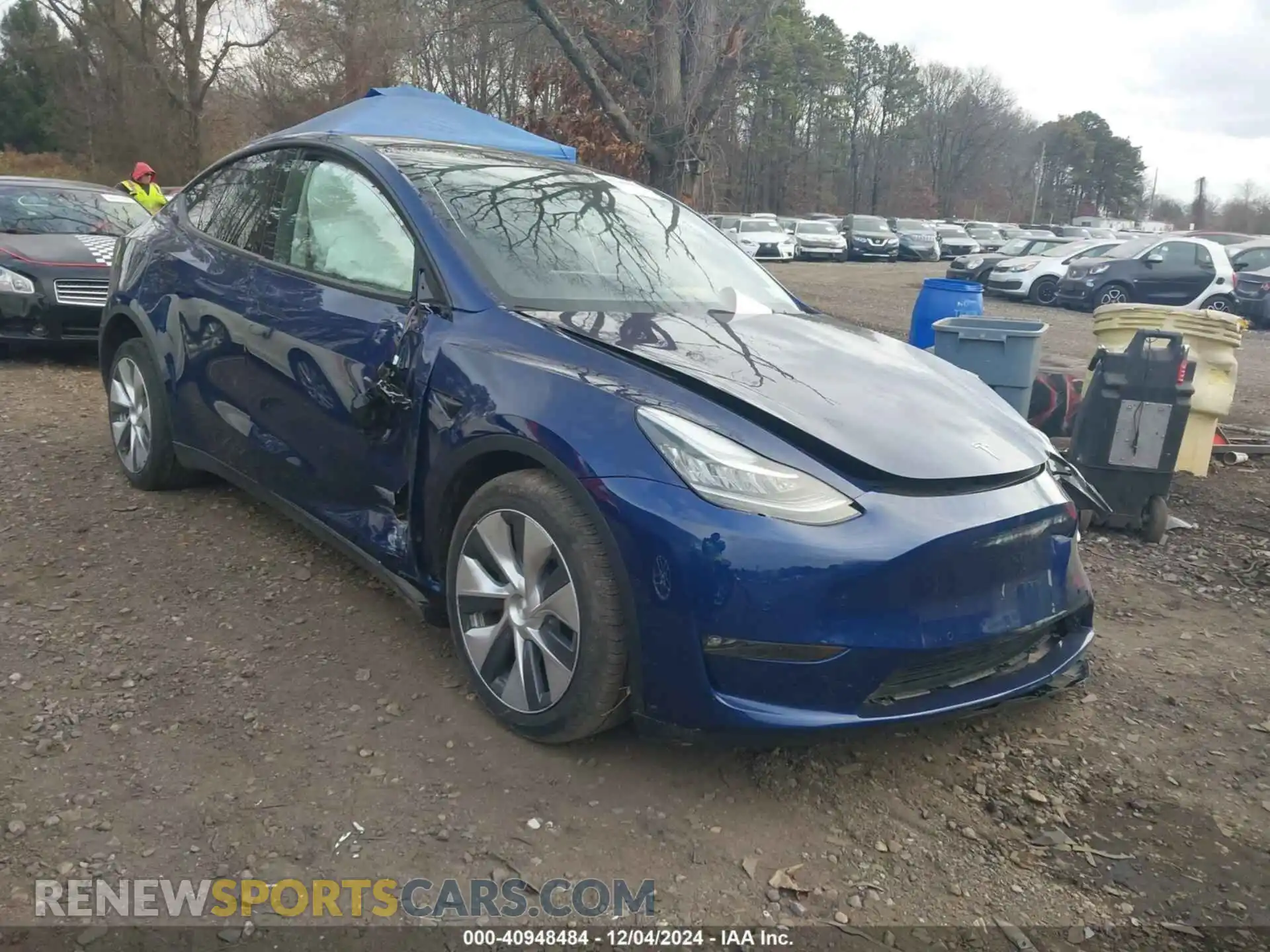 1 Photograph of a damaged car 7SAYGDEE2NF363664 TESLA MODEL Y 2022