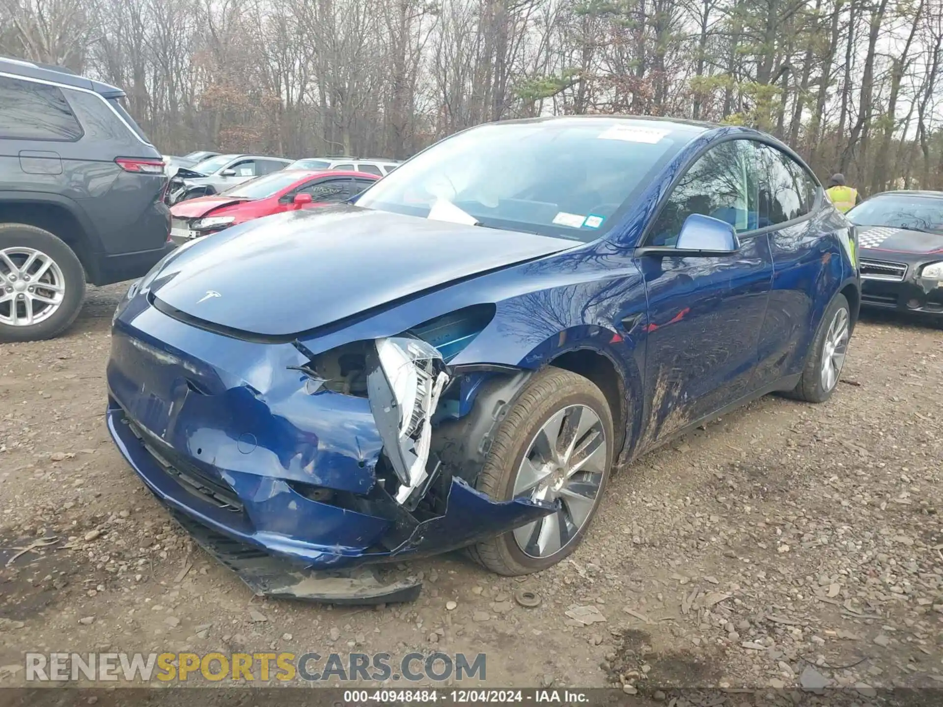 2 Photograph of a damaged car 7SAYGDEE2NF363664 TESLA MODEL Y 2022