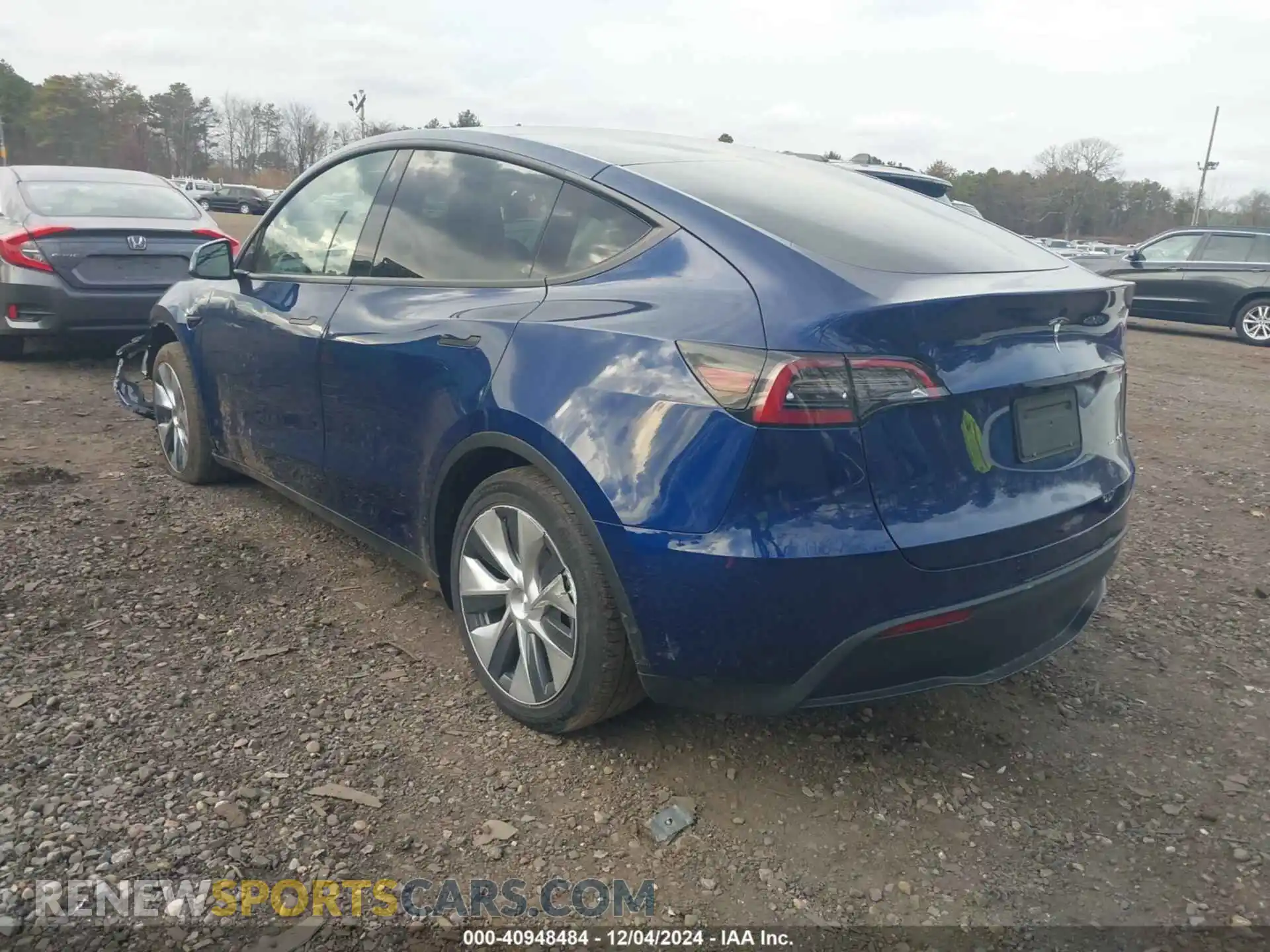3 Photograph of a damaged car 7SAYGDEE2NF363664 TESLA MODEL Y 2022