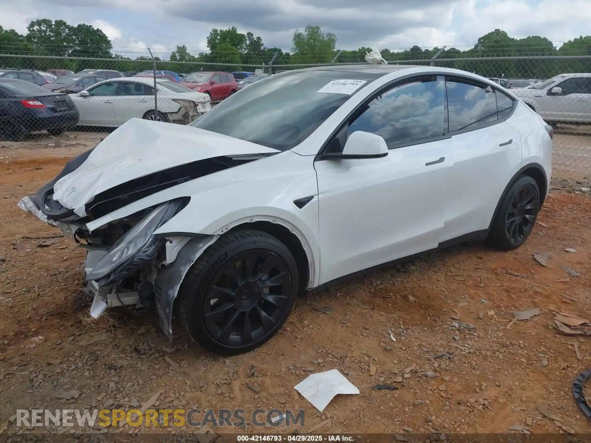 2 Photograph of a damaged car 7SAYGDEE2NF385910 TESLA MODEL Y 2022
