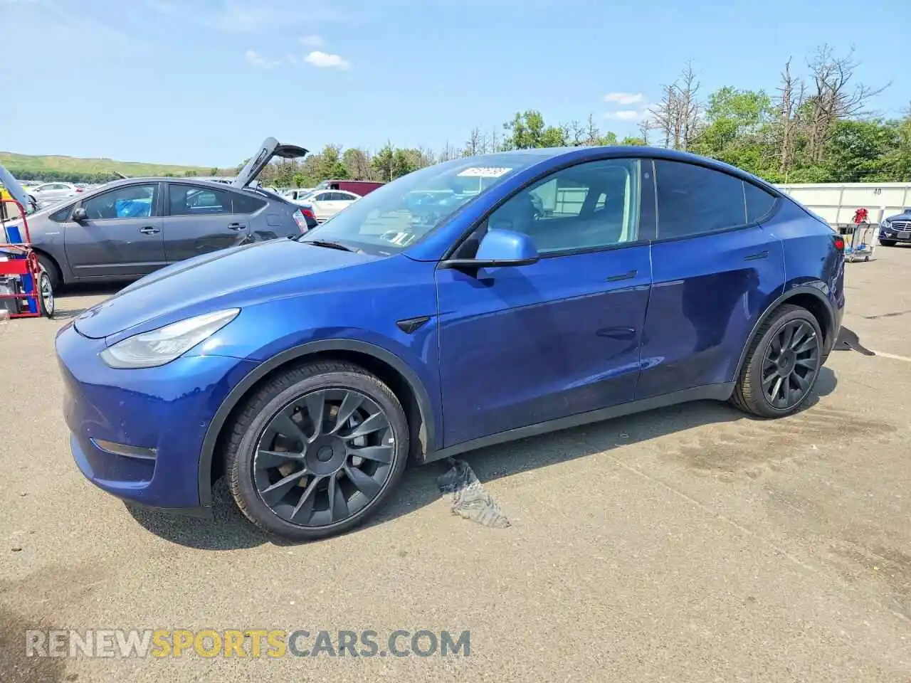 1 fotografías del automóvil dañado 7SAYGDEE2NF386250 TESLA MODEL Y 2022