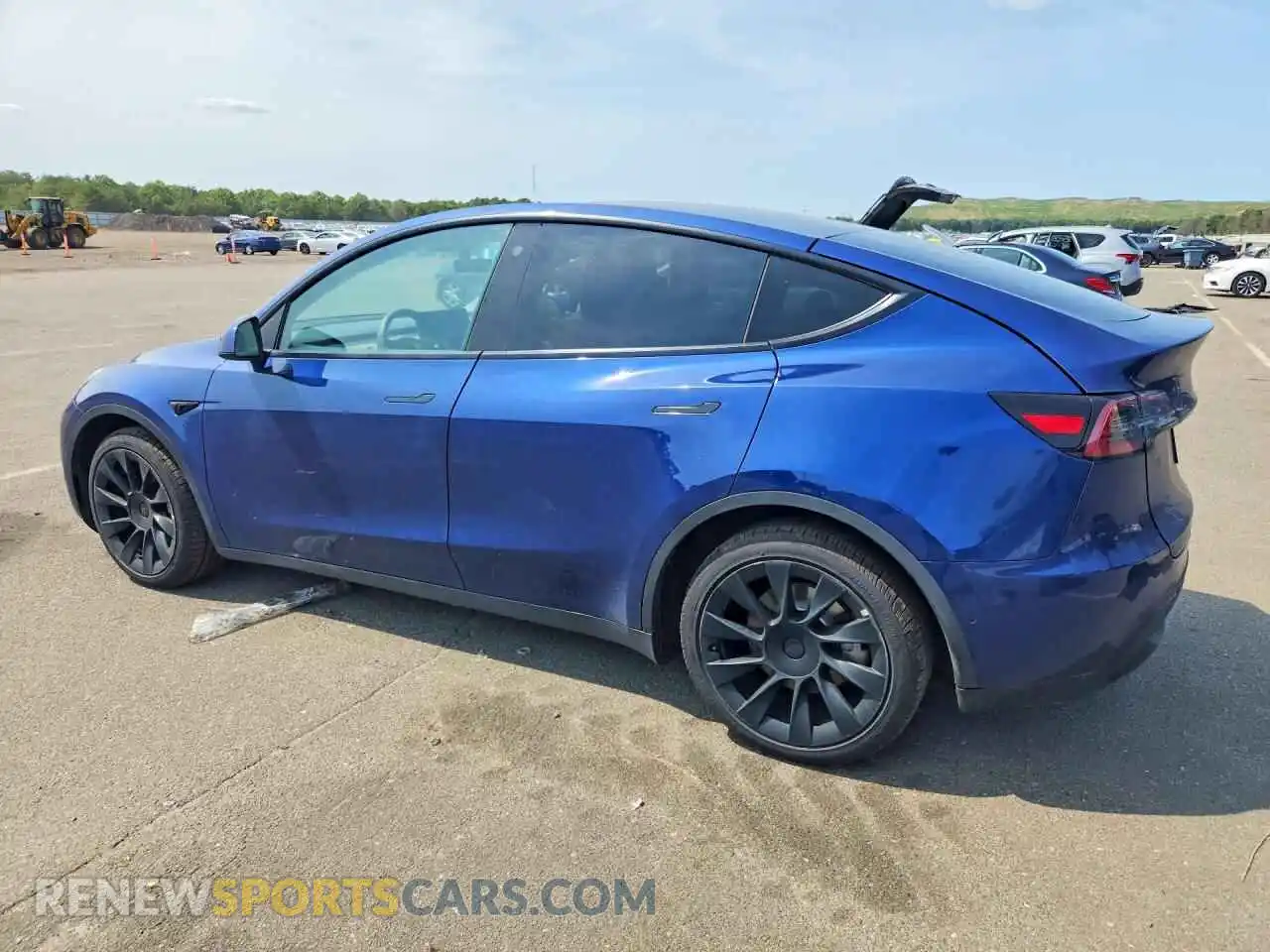 2 fotografías del automóvil dañado 7SAYGDEE2NF386250 TESLA MODEL Y 2022