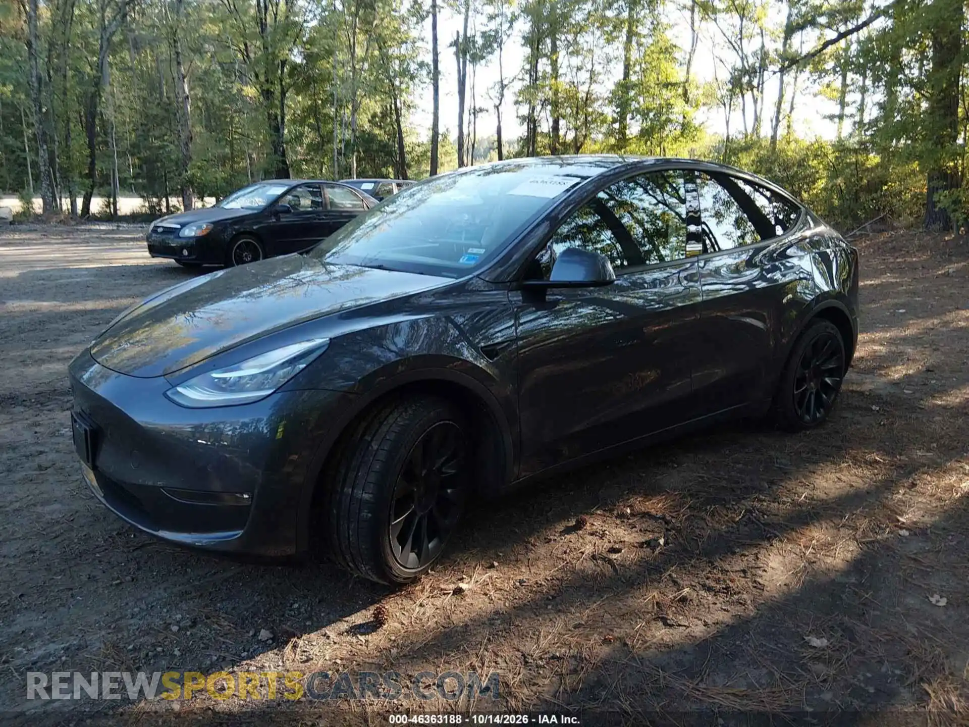 2 fotografías del automóvil dañado 7SAYGDEE2NF413494 TESLA MODEL Y 2022