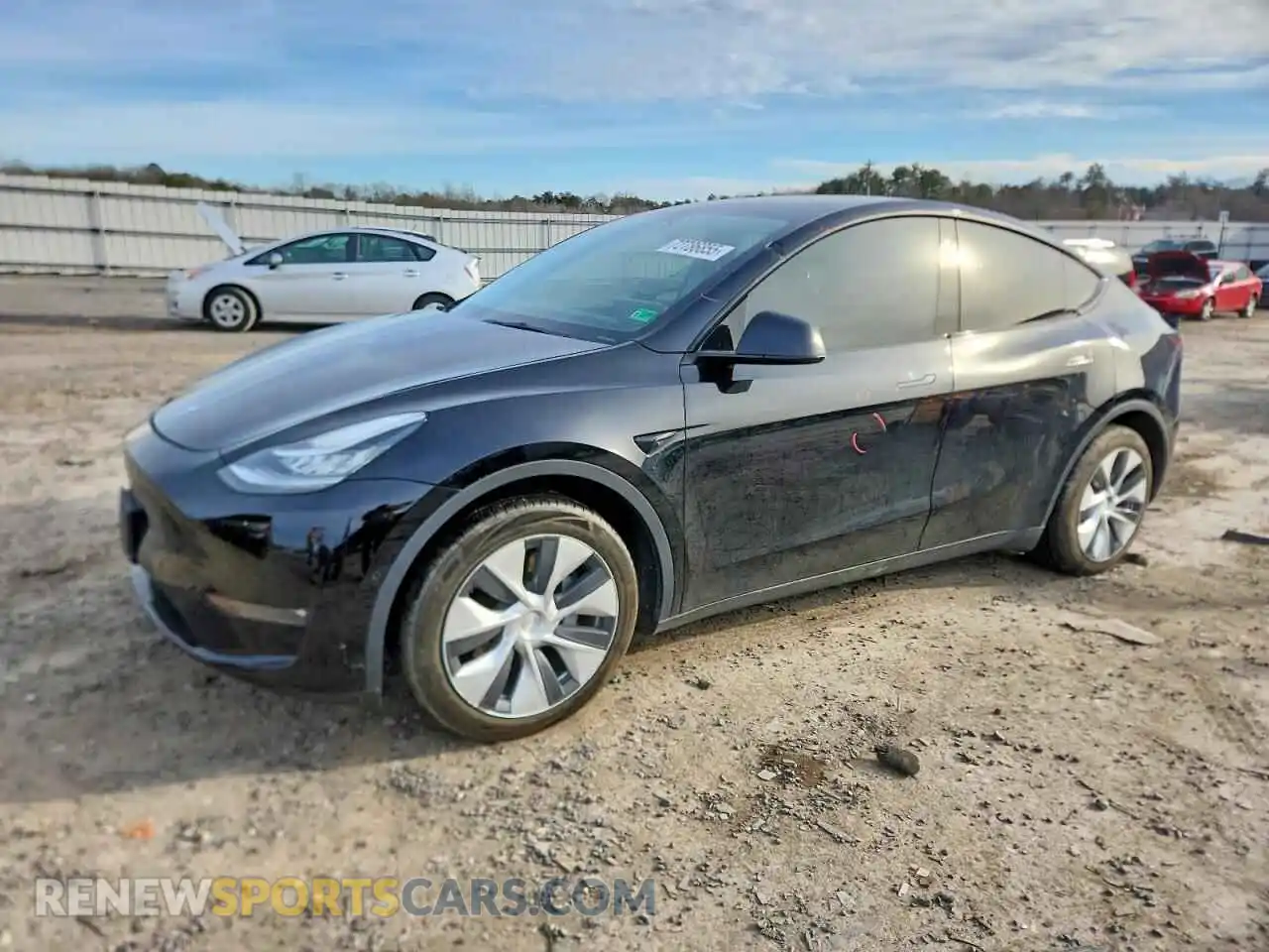 1 Photograph of a damaged car 7SAYGDEE2NF425032 TESLA MODEL Y 2022