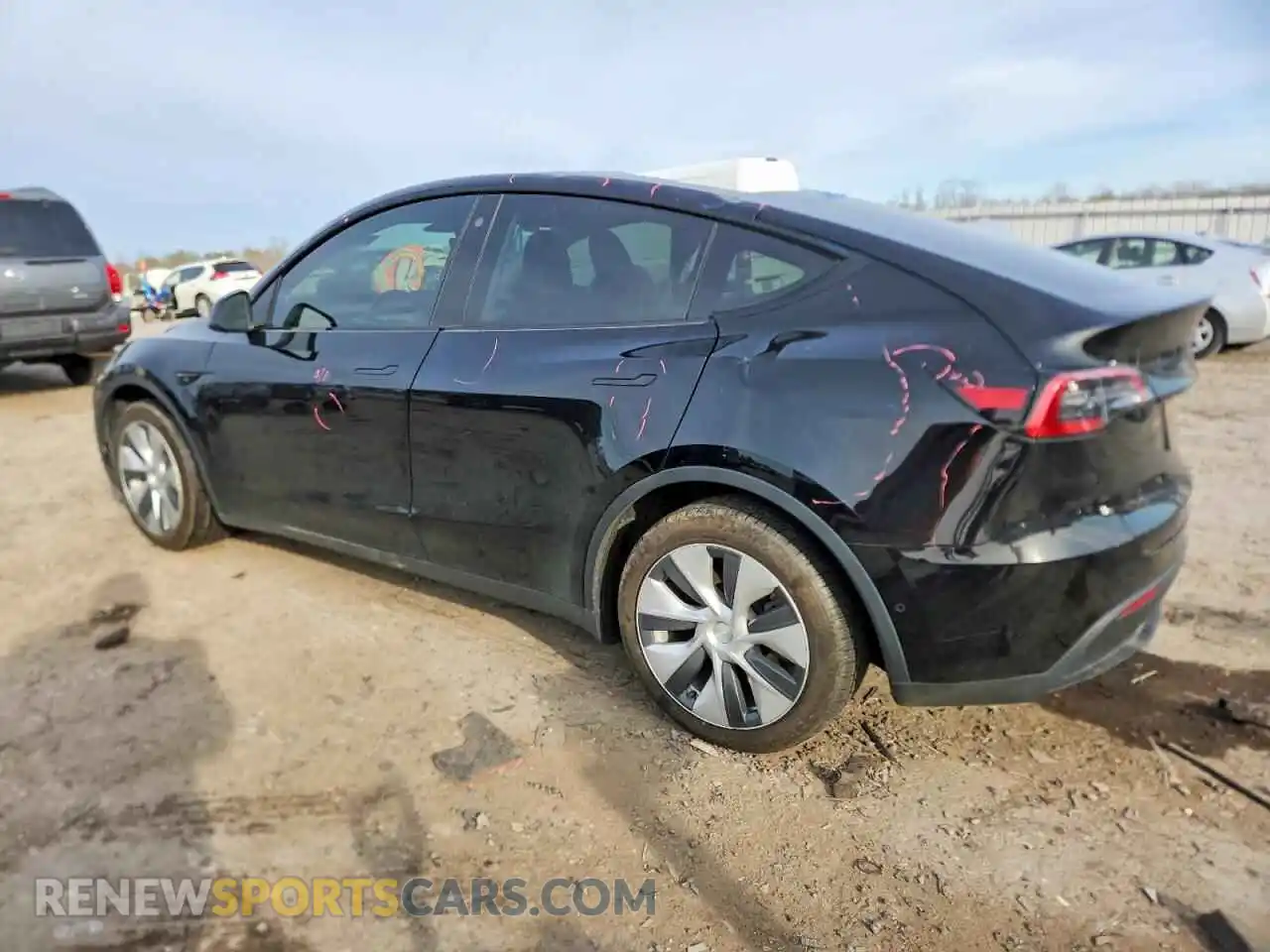 2 Photograph of a damaged car 7SAYGDEE2NF425032 TESLA MODEL Y 2022