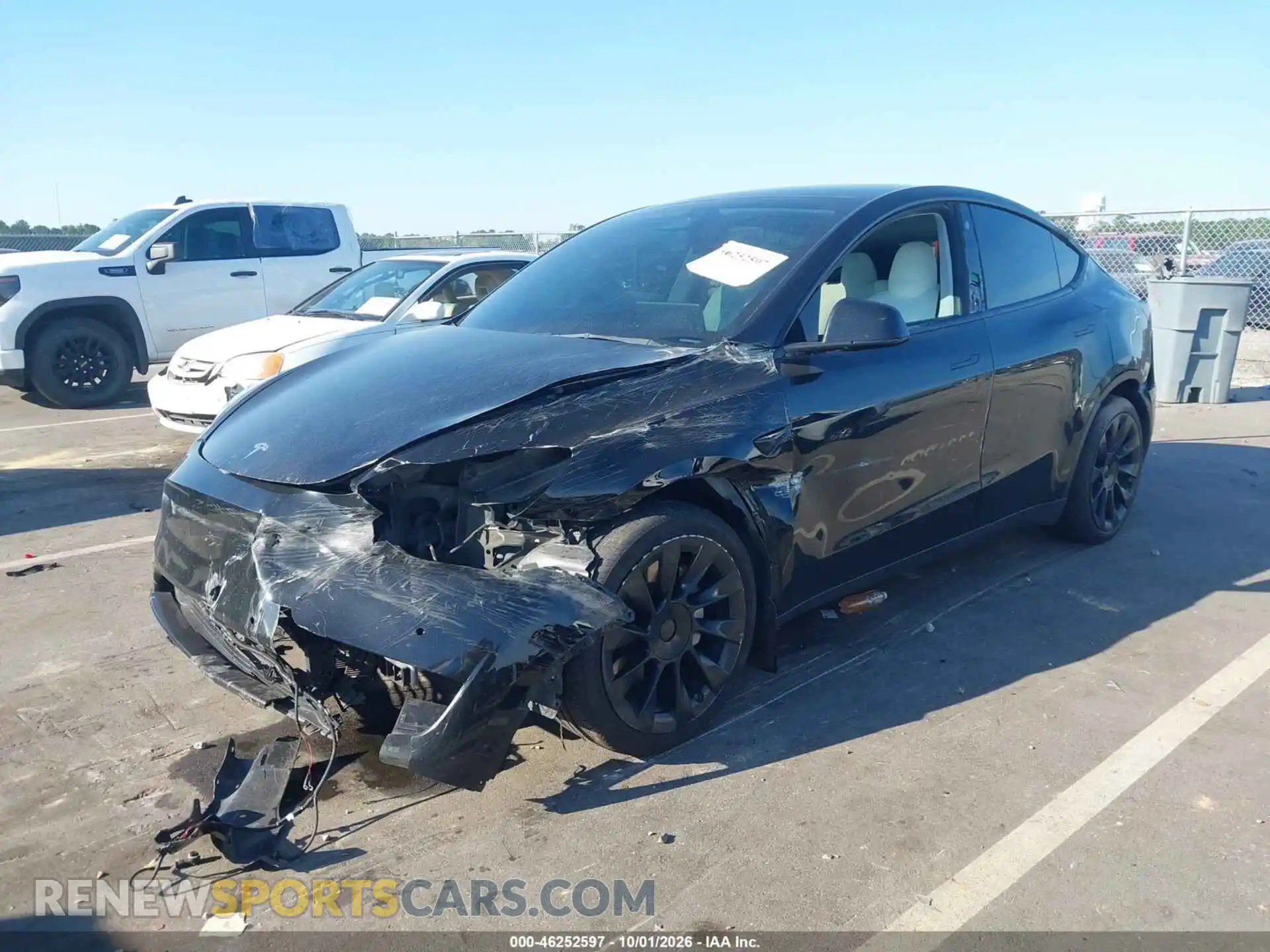 2 Photograph of a damaged car 7SAYGDEE2NF426472 TESLA MODEL Y 2022