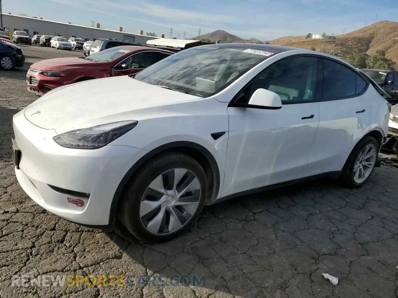 1 fotografías del automóvil dañado 7SAYGDEE2NF427024 TESLA MODEL Y 2022