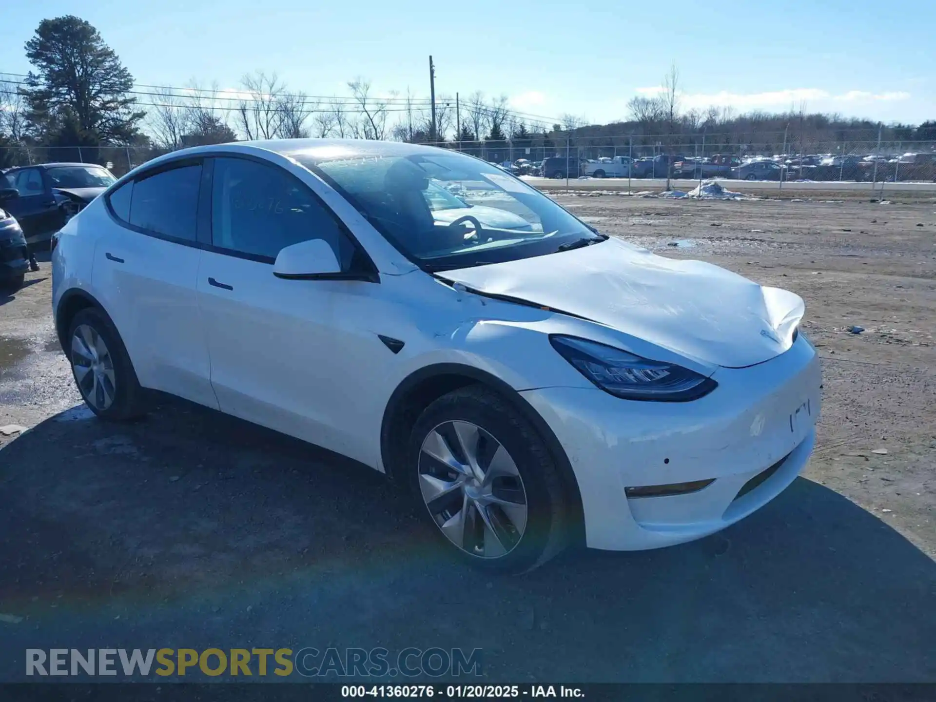 1 Photograph of a damaged car 7SAYGDEE2NF440548 TESLA MODEL Y 2022